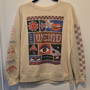 Earthbound Cream Graphic Sweatshirt
